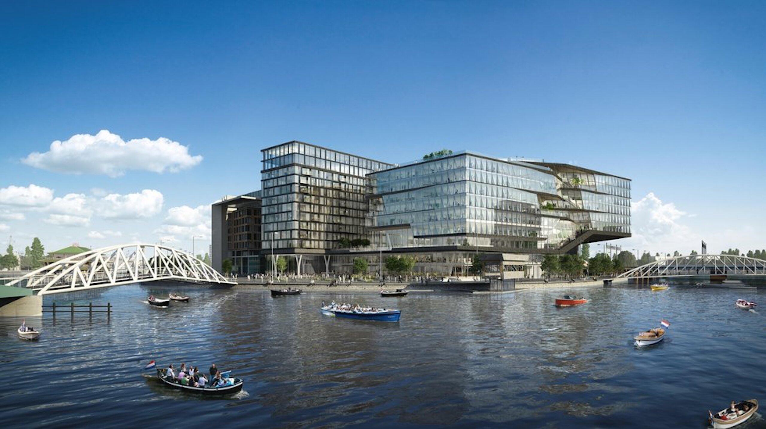 Een enorm binnenstedelijk project in Amsterdam: Booking.com