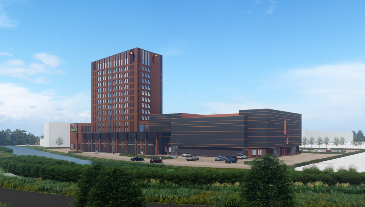 Gloednieuw hotel met Imax 4D-bioscoop in de maak