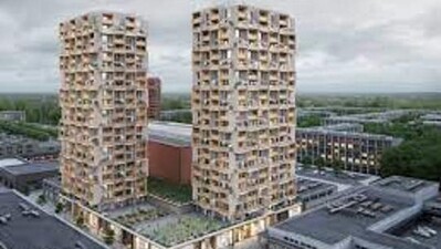 Winkelcentrum boven het Y