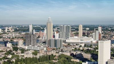 De hoogste woontoren in de Benelux: Zalmhaventoren Rotterdam